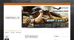 Desktop Screenshot of gamershall.de